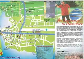 Palawan tourist map