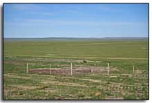 les immenses plaines Mongoles