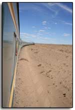 le Transmongolien dans le désert de Gobi