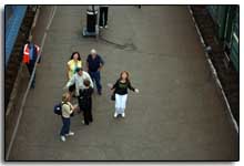 les français sur le quai