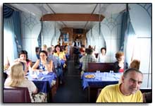 wagon restaurant bleu