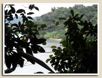 Vue de la baie depuis le Monkey Trail