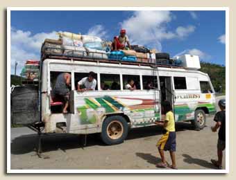 notre bus pour aller à Sabang