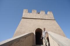 Olivier en haut de la muraille