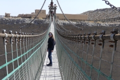 la traversée du pont