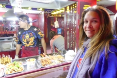 Marché nocturne pour manger