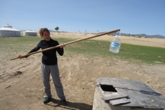 Puits en Mongolie