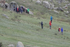 Touristes en grappe