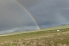 Arc en ciel en Mongolie