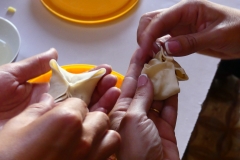 Raviolis en fleurs