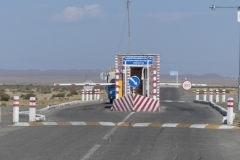 poste de péage en Mongolie