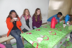 L'unique table de la gargotte
