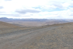vue sur les montagnes en Zone Interdite